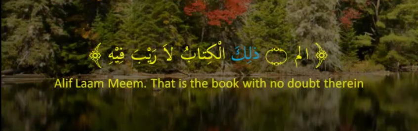 Quranic example where an ism al isharah is used to show distance in rank