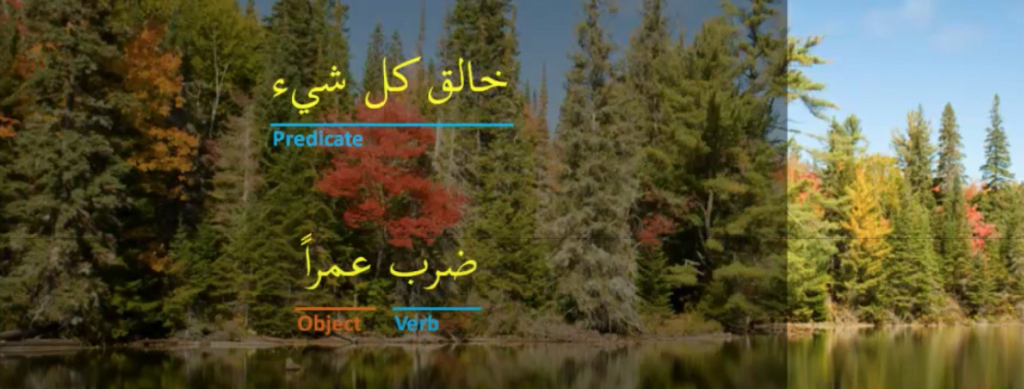 Arabic sentences where the subject of the sentence has been omitted